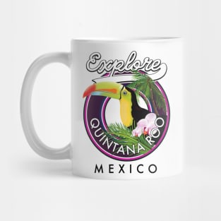 Quintana Roo holbox beach mexico travel patch Mug